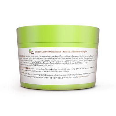 Mamaearth Tea Tree Oil Control Face Pack with Tea Tree & Salicylic Acid Normal to Oily Skin 200 gm - Face Packs