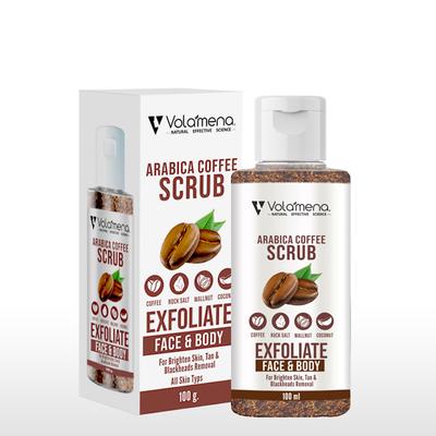 Volamena Coffee face and body Scrub 100gm - Scrubs & Exfoliants