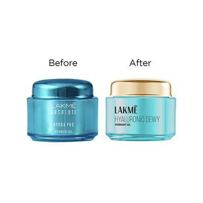 Lakme Absolute Hydra Pro Overnight Gel 50 Gm - Night Cream