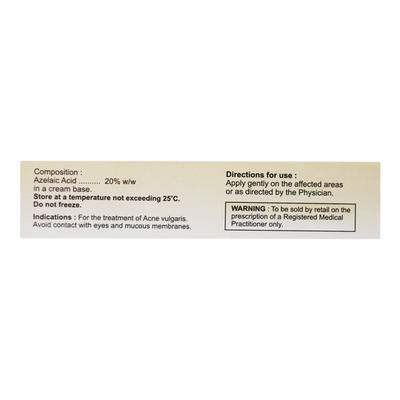 Aziderm 20% Cream 15gm - Acne-Acn