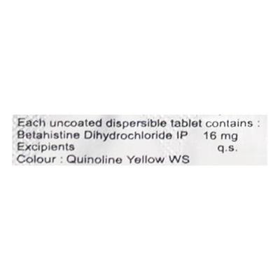 Vertistar MD 16mg Tablet 10'S - Vertigo-Ant