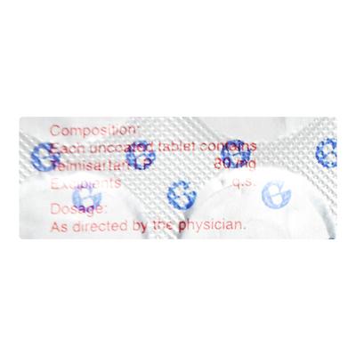 Telma 80mg Tablet 15'S - Hypertension-Ang