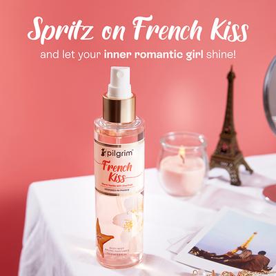 Pilgrim French Kiss, Ny Babe and Summer Escape Body Mist Spray Long Lasting Fragrance 3's - Body Mist/Spray