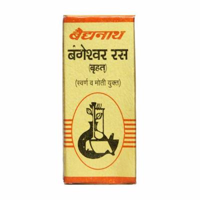 Baidyanath Bangeshwar Ras Brihat With Gold and Pearl Tablet 10's - Health Products