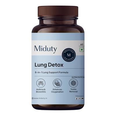 Miduty Lung Detox 400 mg Capsule 60's - Vital Health