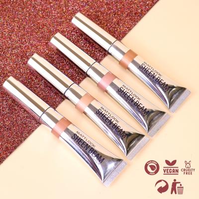 Matt Look Sheen Beam Cushion Highlighter with Lightweight Formula & Buildable Coverage, Natural Gold-03 15 ml - Highlighters & Illuminators