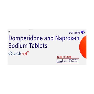 QUICKREL 10/250mg Tablet 10's - Pain relief-Nsa