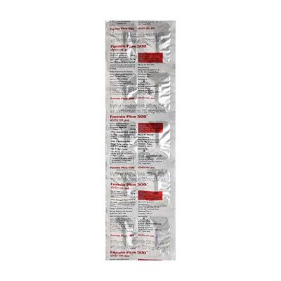 Formin Plus 500mg Tablet 10'S - Diabetes-Ant