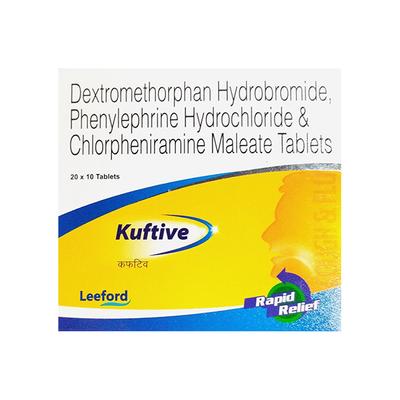 KUFTIVE RAPID RELIEF Tablet 10's - Cough And Cold-Cou