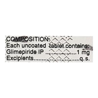 Ziglim 1mg Tablet 10'S - Diabetes-Ant