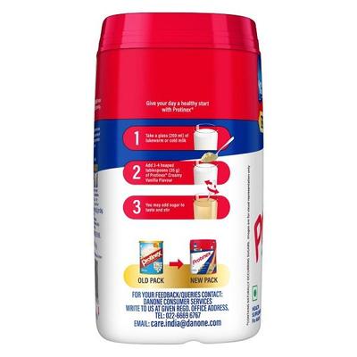 Protinex Powder - Creamy Vanilla Flavour 400 gm (Refill Pack) with Free Bottle 325 ml - Protein Drink