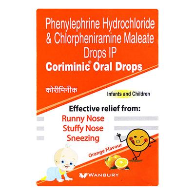 Coriminic Orange Flavour Drops 15ml - Cough And Cold-Cou