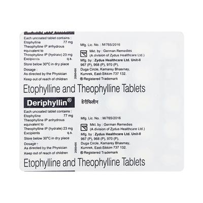 DERIPHYLLIN Tablet 30's - Asthma/COPD-Ast