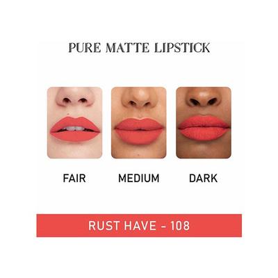 Beauty People Pure Matte 108 Rust Have 3.8 gm - Lipsticks