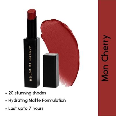 House Of Makeup Good On You Hydra Matte Lipstick - Mon Cherry 3.5 gm - Lipsticks