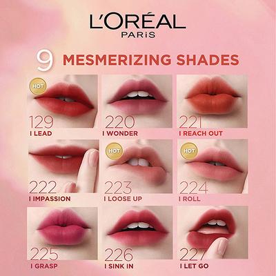 L'Oreal Paris Chiffon Signature Liquid Lipstick, 226 Sink In 7 ml - Liquid Lipsticks
