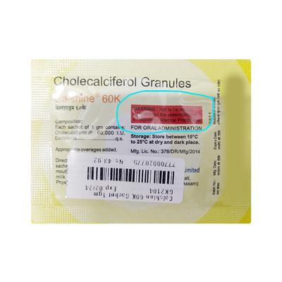 Calshine 60K Granules 1gm - Supplements-Vit
