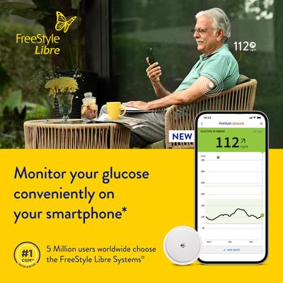 FreeStyle Libre Flash Continous Glucose Monitoring System Sensor Device 1's - Continous Glucose Monitoring Sensors