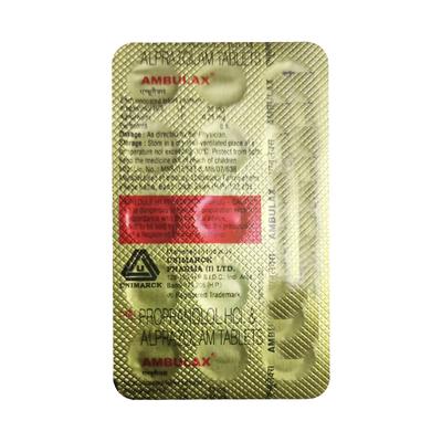Ambulax Tablet 15'S - Anxiety-Anx
