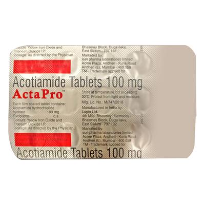 Actapro 100mg Tablet 15'S - Ulcer/Reflux/Flatulence-Aaa