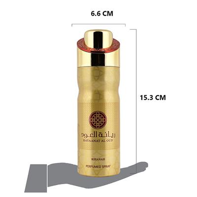RIHANAH Rayaanat Al Oud Deodorant for Men 200 ml - Men Deodorants/Roll-Ons