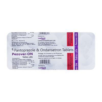 PEZOVER ON Tablet 10's - Ulcer/Reflux/Flatulence-Aaa
