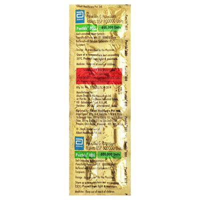 Pentids 800 Tablet 10'S - Bacterial Infections-Pen