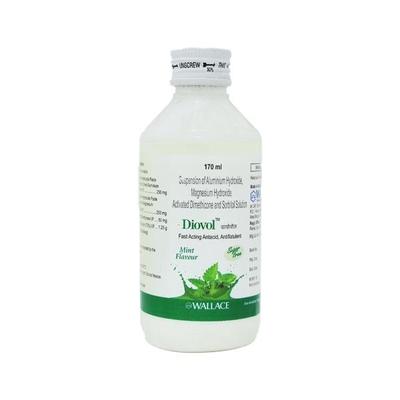 Diovol Sugar Free Mint Flavour Suspension 170ml - Ulcer/Reflux/Flatulence-Aaa