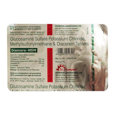 DIAMORE MSM Tablet 10's - Arthritis-Oth