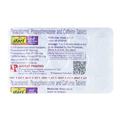 DART Tablet 15's - Pain relief-Nsa