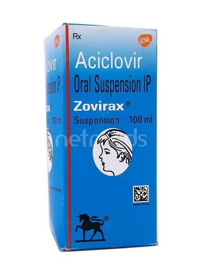 Zovirax Syrup 100ml - Viral infections-Ant