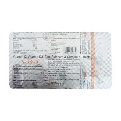 C MUS Tablet 10's - Supplements-Vam