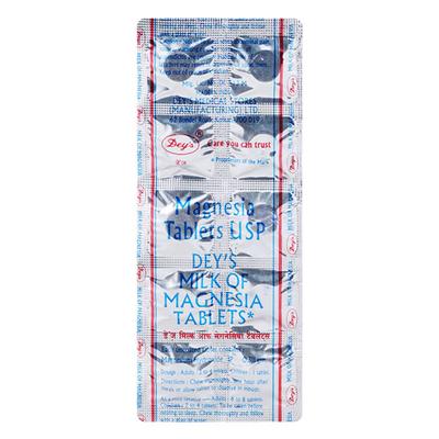 DEY'S MILK OF MAGNESIA Tablet 10's - Ulcer/Reflux/Flatulence-Aaa