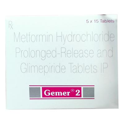 GEMER 2 Tablet 15's - Diabetes-Ant