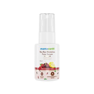Mamaearth Bye Bye Blemishes Face Serum with Mulberry and Vitamin C for Brightens & Evens Skin Tone, Glycolic Acid, Alpha Arbutin 30 ml - Face Serum