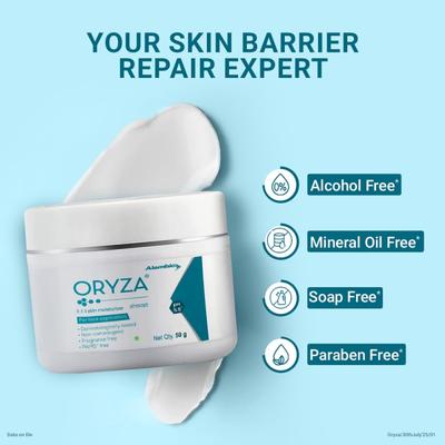 Oryza Skin Moisturiser Cream 50gm - Dry Skin-Emo