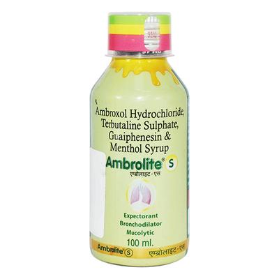 Ambrolite S Syrup 100ml - Cough And Cold-Cou