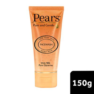 Pears Pure And Gentle Daily Cleansing Facewash 150 gm - Face Moisturizers