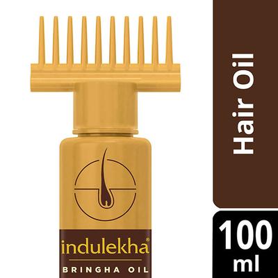 Indulekha Bringha Oil Grows New Hair 100 ml - Hair Oils