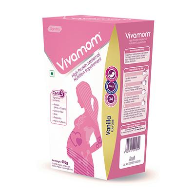 Vivamom High Protein Maternal Nutrition Supplement Powder Refill Gluten Free - Vanilla Flavour 400 g - Nutritional Supplements