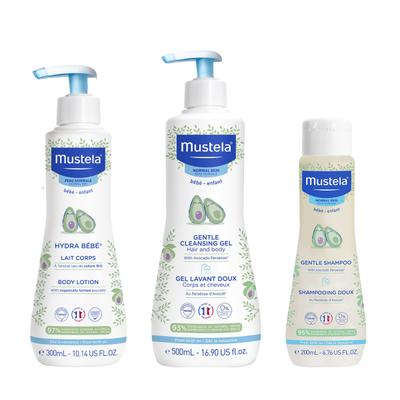 Mustela Bathtime Essential Gift Set (3pc) 1's - Baby Body Wash