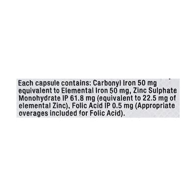 Fefol Z Capsule 15'S - Iron Supplement/Anaemia-Vma
