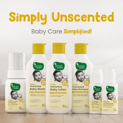 Mother Sparsh Simply Unscented Baby Wash 200 ml - Baby Body Wash