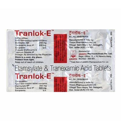 Tranlok E Tablet 10'S - Bleeding Disorders-Hae
