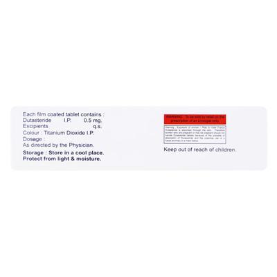 Dutaprost 0.5mg Tablet 10'S - Bladder And Prostate Disorders-Dru