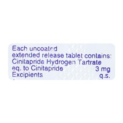 Cintapro OD 3mg Tablet 10'S - Gastro Intestinal Motility Disorders-GIT