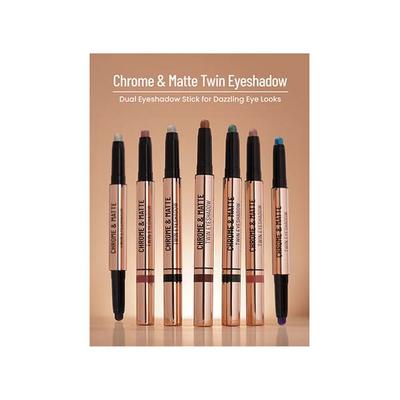 Swiss Beauty Chrome and Matte Twin Eyeshadow-Autumm Break 2 gm - Eyeshadow, Bases & Primers