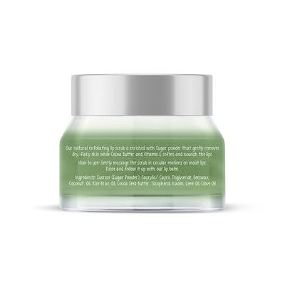 The Moms Co. Natural Exfoliating Lip Scrub with Sugar Powder and Cocoa Butter 25gm - Lip Scrubs