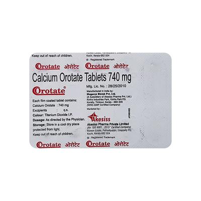 Orotate Tablet 10'S - Supplements-Cal