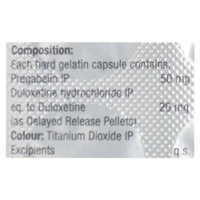 ZYLIN D 50/20 Capsule 10's - Neuropathic Pain-Dru